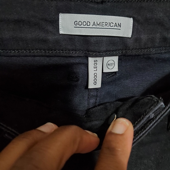 Good American Good High Rise Black Jeans - Picture 5 of 5